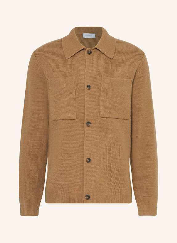 LES DEUX Strickjacke HELLBRAUN