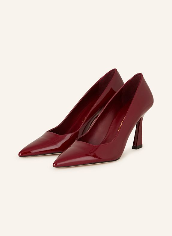 STUART WEITZMAN NAOMI 50 ankle boots DARK RED