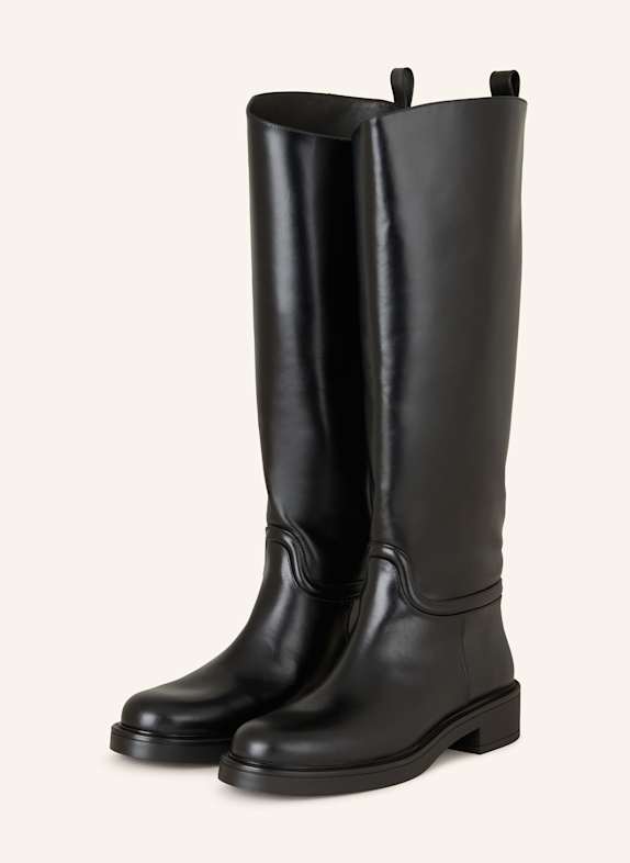 STUART WEITZMAN Kozačky CELIA ČERNÁ