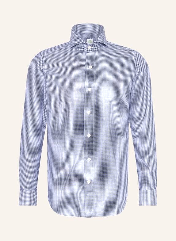 FINAMORE 1925 Hemd TOKYO Slim Fit BLAU/ WEISS