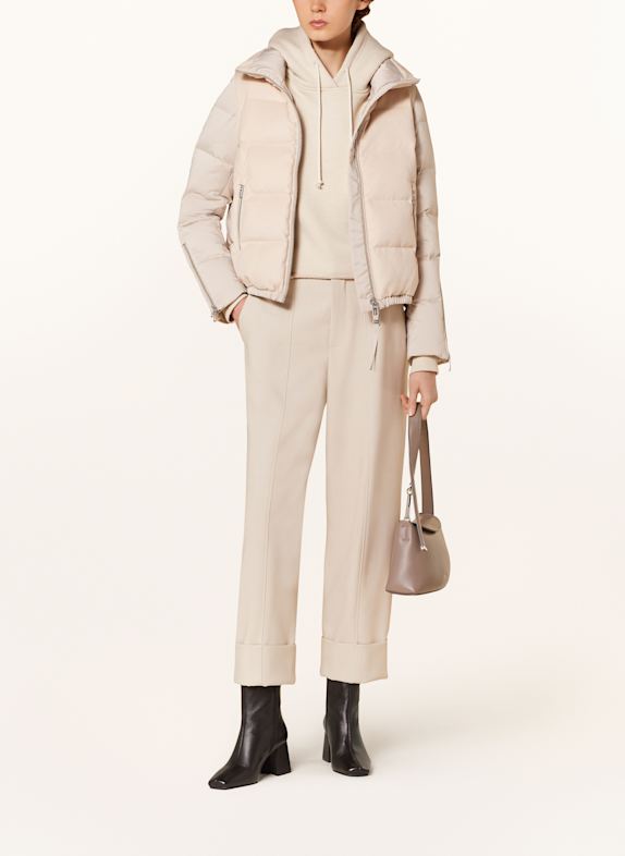 DUNO NEREA down jacket in mixed materials WHITE
