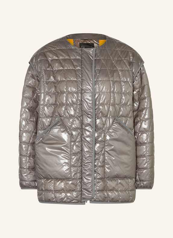 HERNO LAMINAR Daunenjacke mit abnehmbaren Ärmeln GRAU