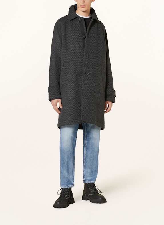 BOSS Mantel OCOZY SCHWARZ / GRAU