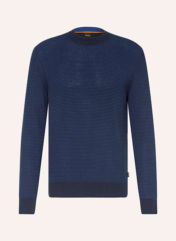 BOSS Sweter AMERCURY GRANATOWY