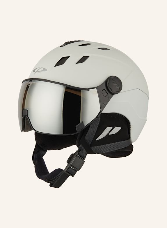 CP Skihelm CORAO + WEISS/ SCHWARZ