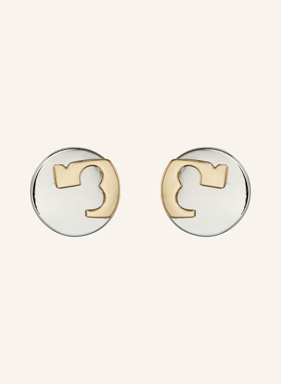 TORY BURCH Ohrstecker ESSENTIAL SILBER/ GOLD