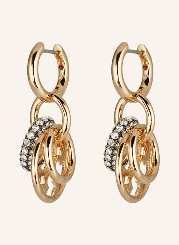 TORY BURCH Earrings MILLER GOLD/ WHITE
