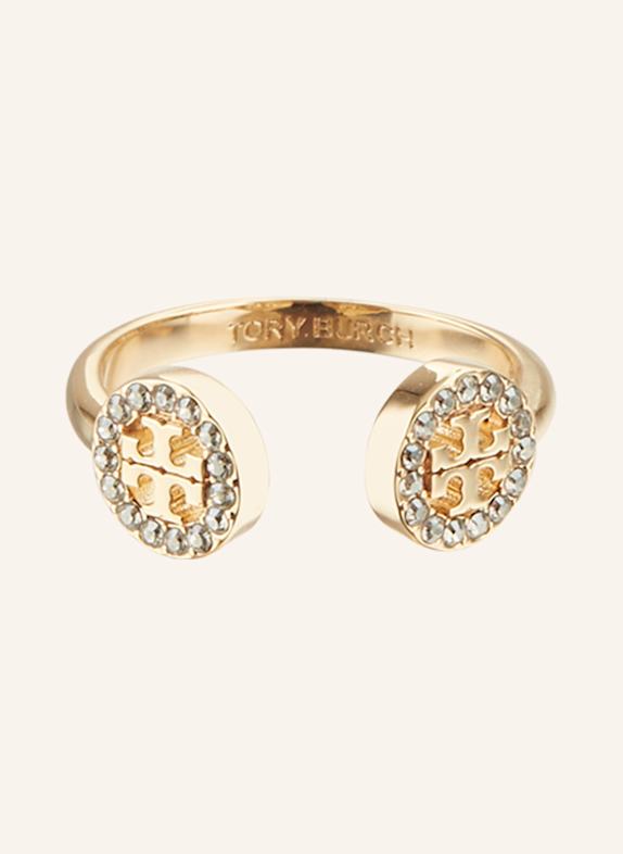 TORY BURCH Ring MILLER GOLD/ WHITE