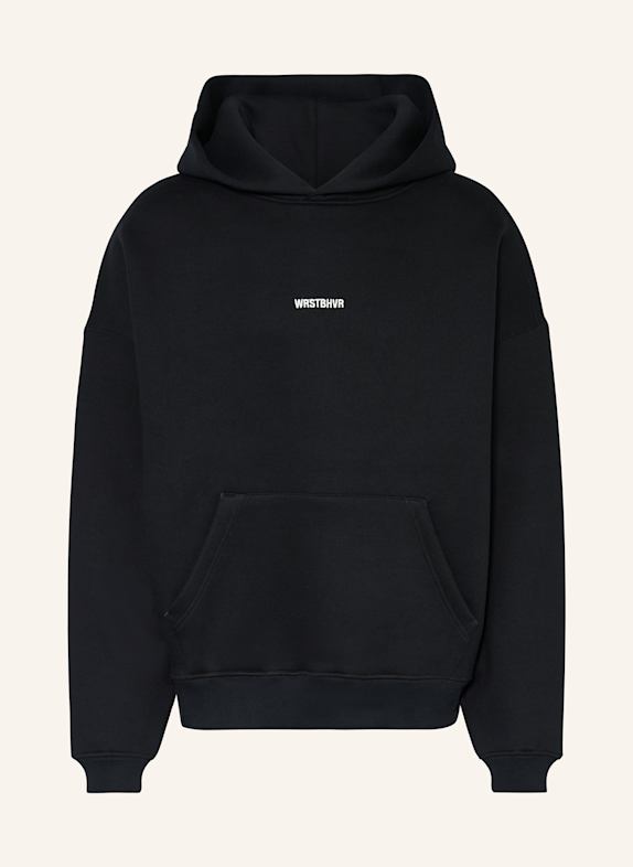 WRSTBHVR Oversized hoodie HAKO BLACK