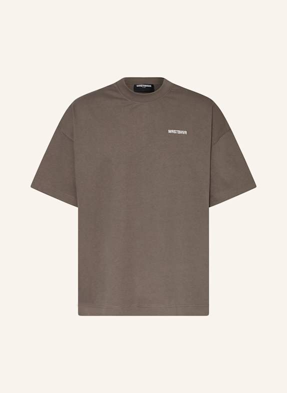 WRSTBHVR T-shirt DEJO DARK BROWN