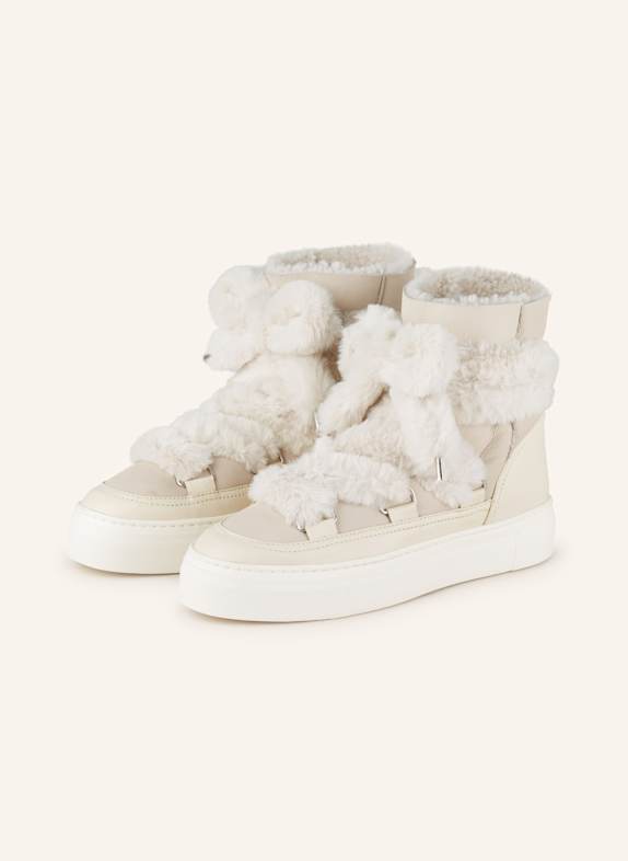 AGL Schnürstiefeletten KATE CREME/ ECRU