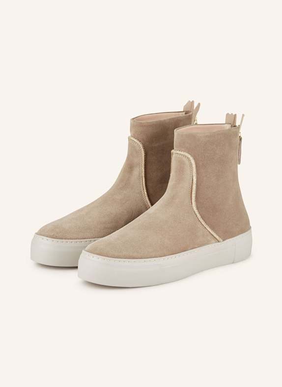 AGL Boots MEGHAN mit Schmucksteinen TAUPE