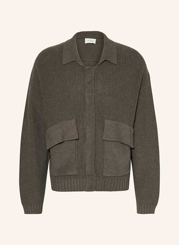 HOLZWEILER Strickjacke DUNKELBRAUN
