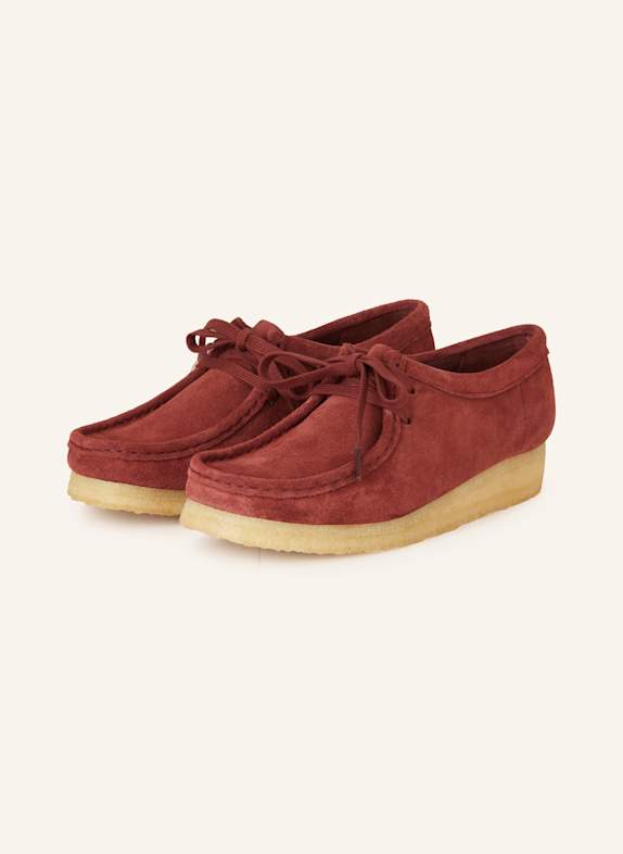Clarks ORIGINALS Mokassins WALLABEE DUNKELROT