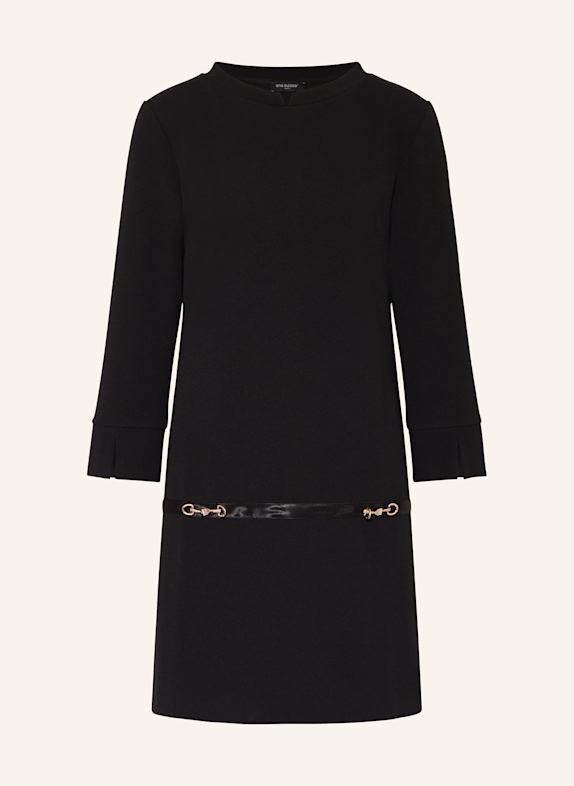 Ana Alcazar Dress with 3/4 sleeves BLACK