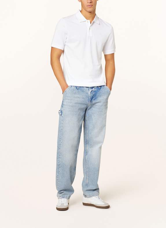 SCOTCH & SODA Piqué poloshirt WIT