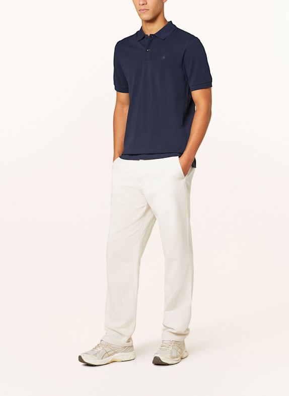 SCOTCH & SODA Piqué poloshirt DONKERBLAUW