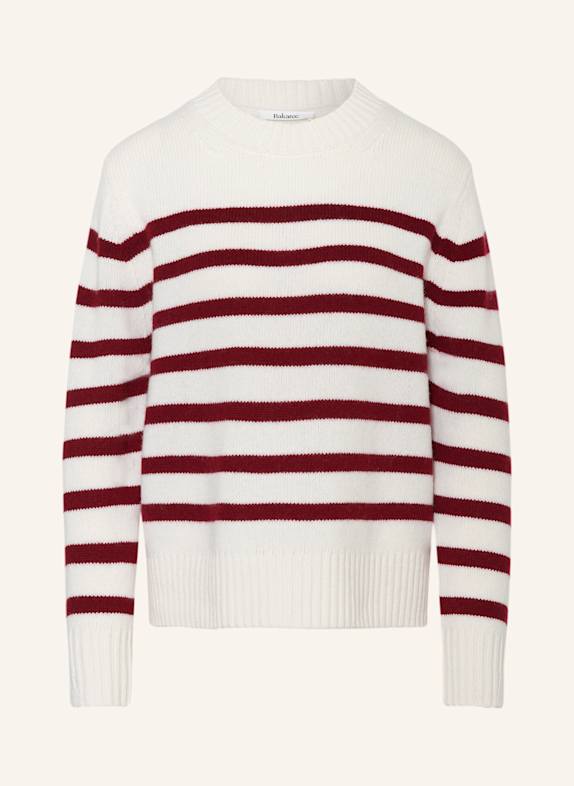 Bakaree Pullover AROSA ECRU / DUNKELROT