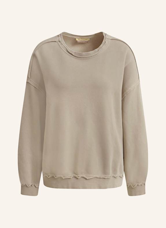 Smith & Soul sweatshirt TAUPE / WIT / ZWART