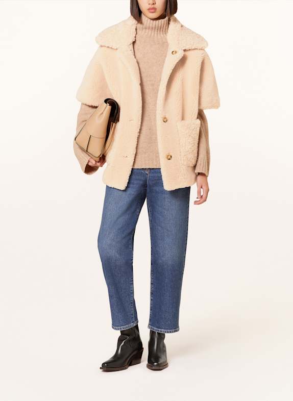 lilienfels Teddyfell-Cape BEIGE