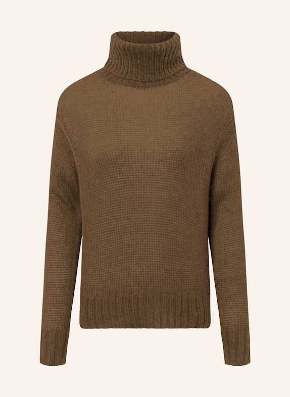 JOOP! Terry Hoodie mit Jacquardmuster Grau KHAKI