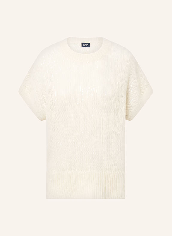 JOOP! Strickshirt mit Alpaka und Pailletten HELLROSA
