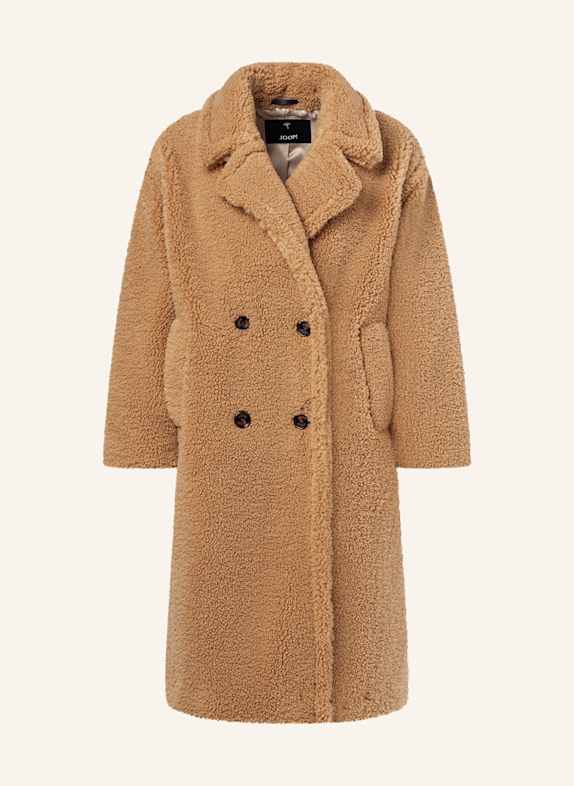 JOOP! Teddyfell-Mantel BEIGE