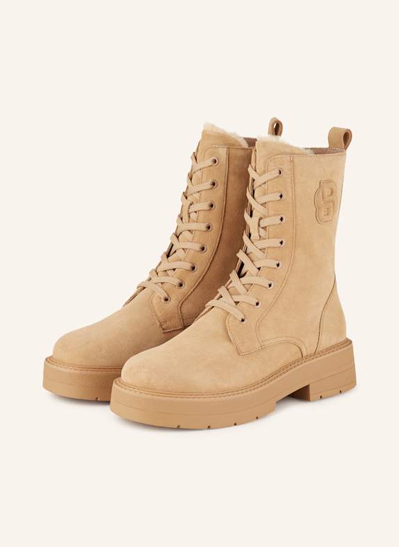 BOSS Schnürboots REBBY HELLBRAUN