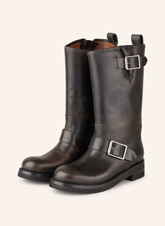 PARIS TEXAS Biker Boots DETROIT SCHWARZ