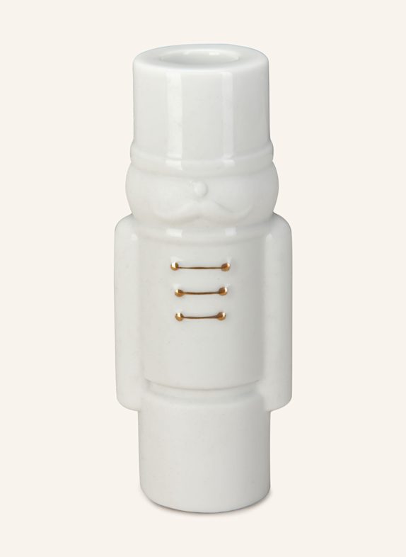 R&Auml;DER Kerzenhalter LINUS WEISS/ GOLD