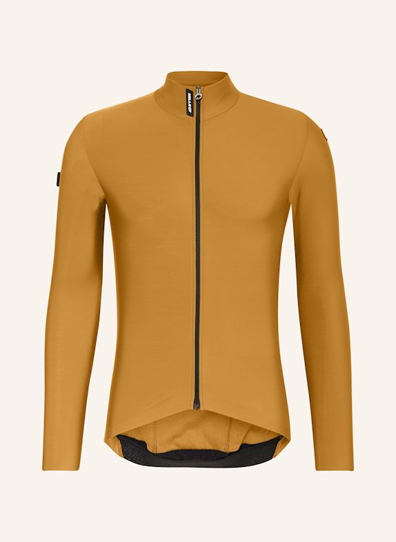 ASSOS Softshellová cyklistická bunda MILLE GT SPRING FALL JERSEY C2 TMAVĚ ŽLUTÁ