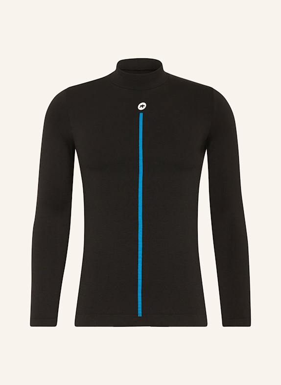 ASSOS Funkční spodní tričko SKIN LAYER ČERNÁ/ MODRÁ