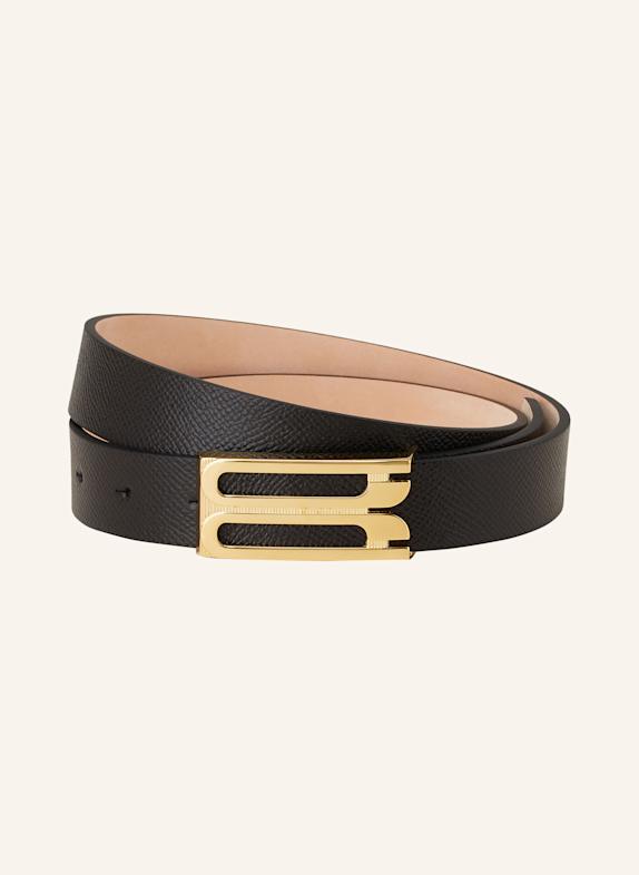 VICTORIA BECKHAM Ledergürtel SCHWARZ