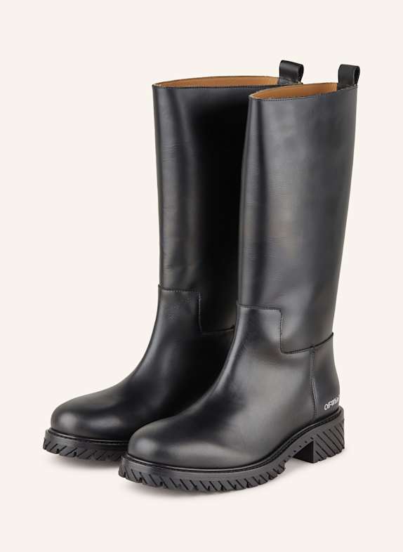 Off-White Boots SCHWARZ