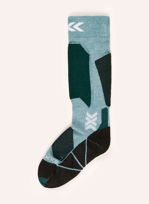 X-SOCKS Skarpety narciarskie SKI DISCOVER E412 SAGE GREEN/ENGLISH LAWN