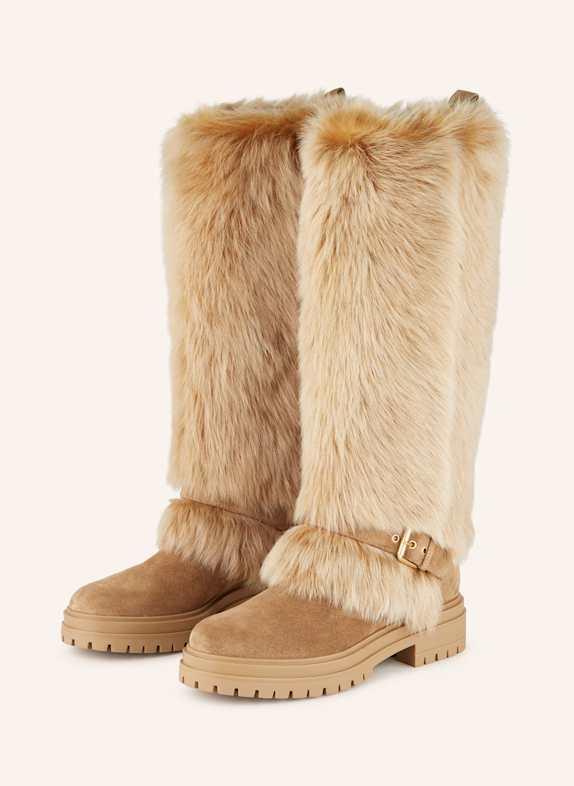 Gianvito Rossi Stiefel MAVERICK CAMEL