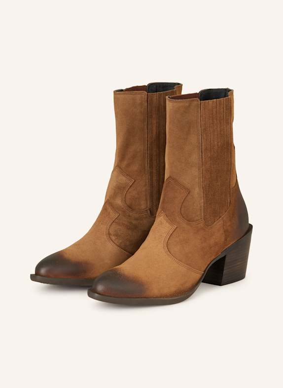 PONS QUINTANA Cowboy boots ROSANA BROWN