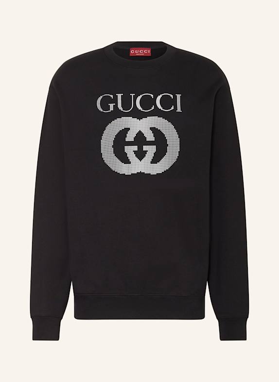 GUCCI Bluza nierozpinana CZARNY