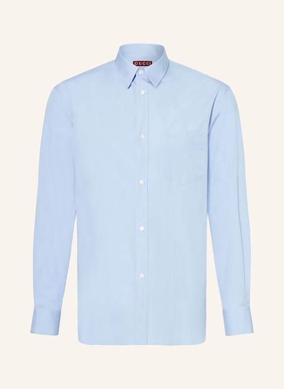GUCCI Shirt comfort fit LIGHT BLUE