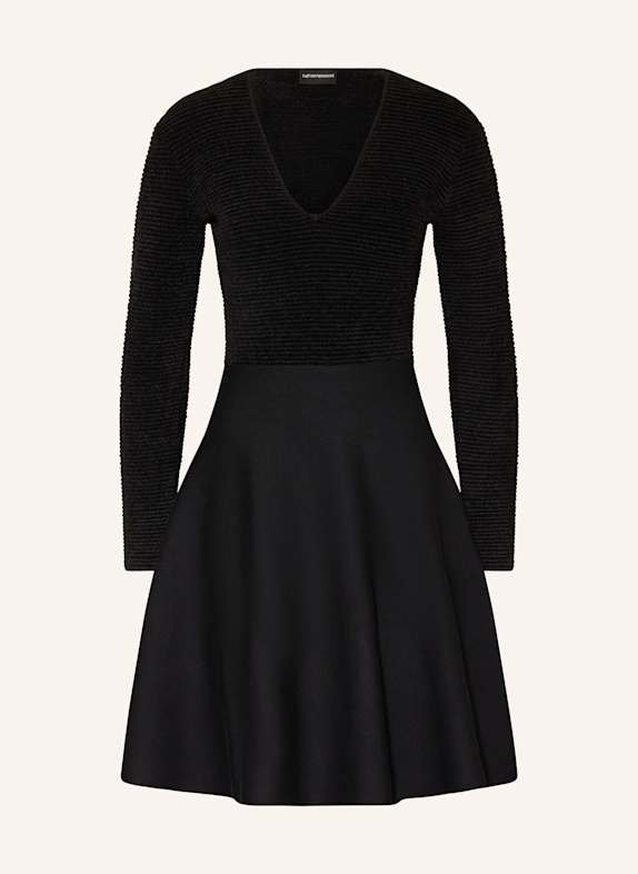 EMPORIO ARMANI Knit dress BLACK