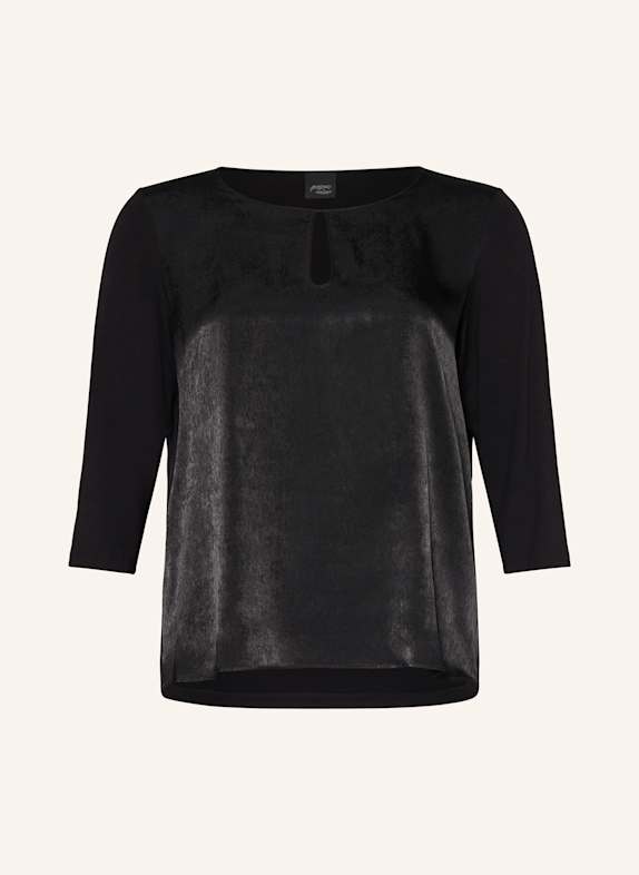 MARINA RINALDI PERSONA ANGIO blouse shirt in a mix of materials BLACK