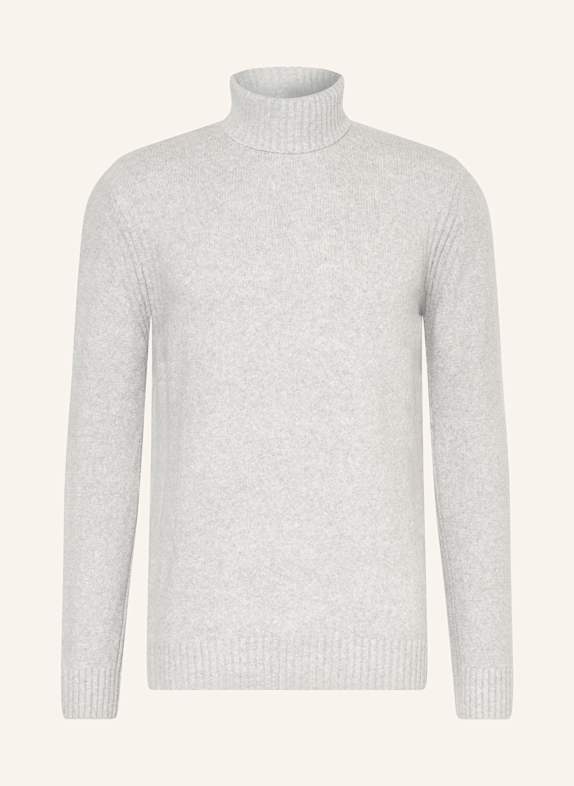 CINQUE Bouclé-Rollkragenpullover CIZINO HELLGRAU
