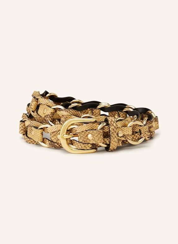 ISABEL MARANT Ledergürtel BALI HELLBRAUN/ BRAUN