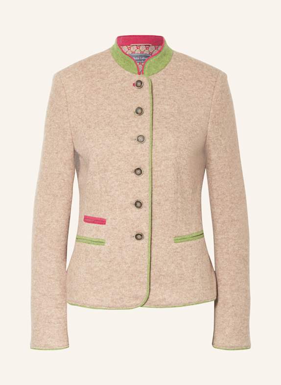 White Label Cardigan LIGHT BROWN/ GREEN/ PINK