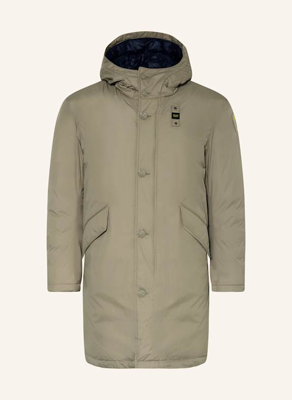 Blauer Jacke HELLGRÜN