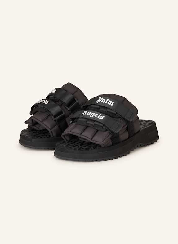 Palm Angels Mules MOTO-P BLACK