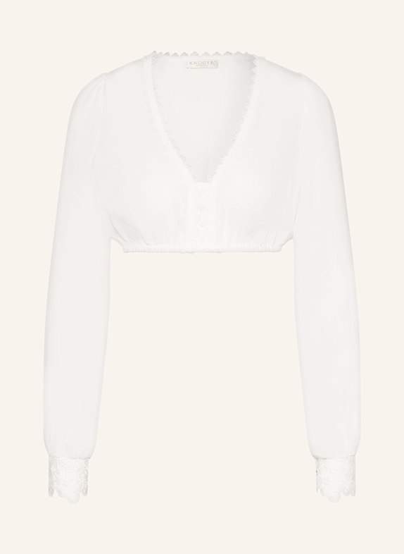 KRÜGER Dirndlbluse HERMIE ECRU