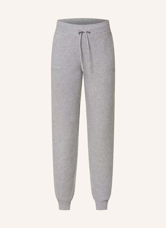LOULOU STUDIO Strickhose HESPERO im Jogging-Stil aus Cashmere GRAU