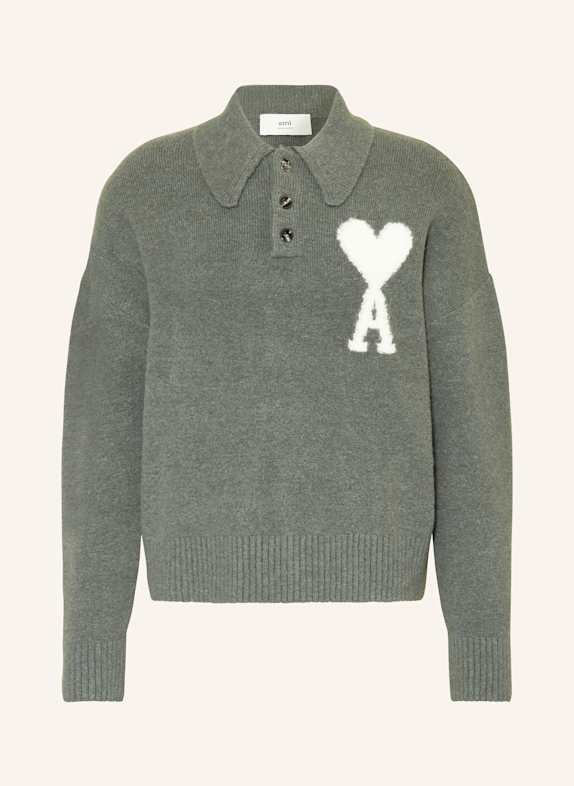 AMI PARIS Pullover HELLGRÜN