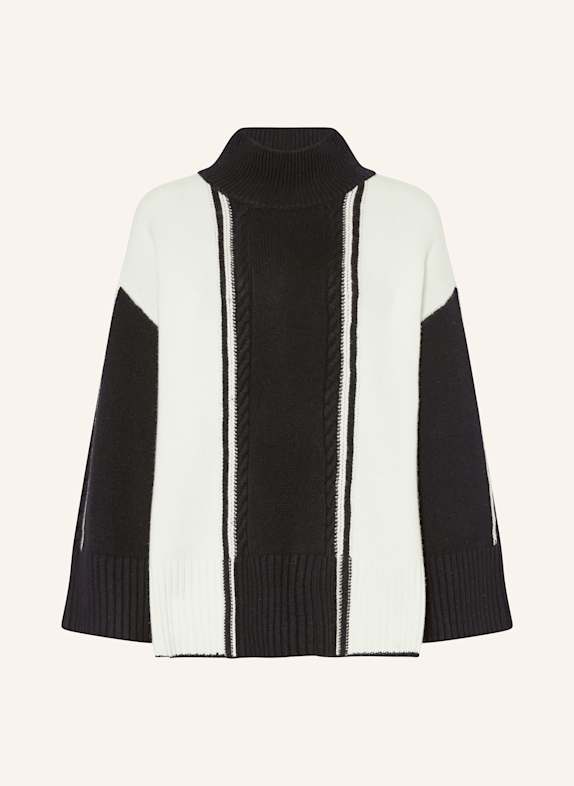 MALINA KATHLEEN merino wool sweater BLACK/ ECRU
